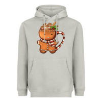 Moon Dust Gingerbread Cookie Man Hot Cocoa Coffee Heavyweight Hoodie - FaDigitalArtStudio