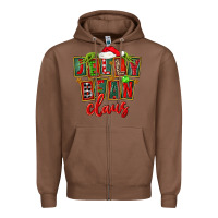 Chestnut christmas jelly bean claus Zipper Hoodie - FaDigitalArtStudio