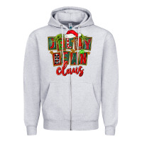 Christmas Jelly Bean Claus Zipper Hoodie | Teevron