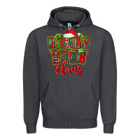 Smoke christmas jelly bean claus Zipper Hoodie - FaDigitalArtStudio