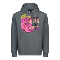 Rock give cancer the boot Premium Hoodie - FaDigitalArtStudio
