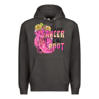 Smoke give cancer the boot Premium Hoodie - FaDigitalArtStudio