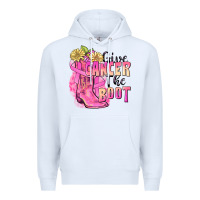 White give cancer the boot Premium Hoodie - FaDigitalArtStudio