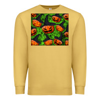 Antique Gold halloween pumpkin mouse pad Premium Sweatshirt - BundleAndBundleShop