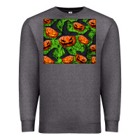 Charcoal Heather halloween pumpkin mouse pad Premium Sweatshirt - BundleAndBundleShop