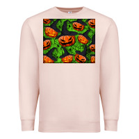 Pale Pink halloween pumpkin mouse pad Premium Sweatshirt - BundleAndBundleShop