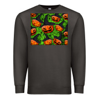 Smoke halloween pumpkin mouse pad Premium Sweatshirt - BundleAndBundleShop