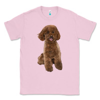 Bubblegum Pink Poodles Dog lllustrations Classic Tee - LillyAllenDesigns
