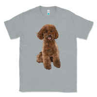 Heather Grey Poodles Dog lllustrations Classic Tee - LillyAllenDesigns