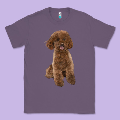 Poodles Dog Lllustrations Classic Tee Designed By Lillyallendesigns