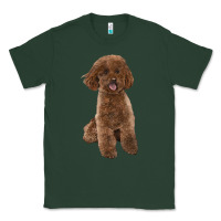 Sports Green Poodles Dog lllustrations Classic Tee - LillyAllenDesigns