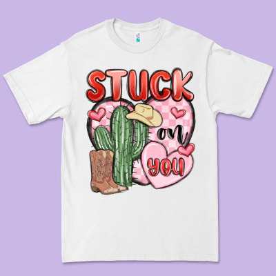 Stuck On You Premium Tee Designed By Maliassmallbusiness