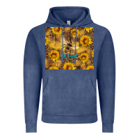 Vintage Denim be kind bee and sunflowers Vintage Hoodie - Artiststas
