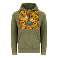 Vintage Olive be kind bee and sunflowers Vintage Hoodie - Artiststas