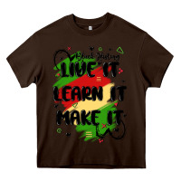 Chocolate Brown 365 days Heavy Core Tee - MaliasSmallBusiness