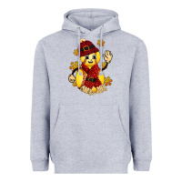Heather Grey Softball Christmas With Hat And Glove Heavyweight Hoodie - FaDigitalArtStudio