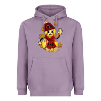 Lavender Softball Christmas With Hat And Glove Heavyweight Hoodie - FaDigitalArtStudio