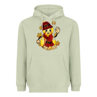 Matcha Softball Christmas With Hat And Glove Heavyweight Hoodie - FaDigitalArtStudio
