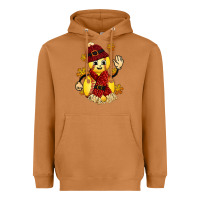 Meerkat Softball Christmas With Hat And Glove Heavyweight Hoodie - FaDigitalArtStudio