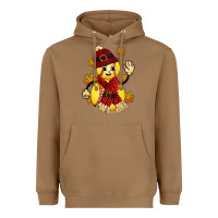 Toasted Coconut Softball Christmas With Hat And Glove Heavyweight Hoodie - FaDigitalArtStudio