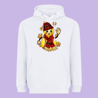 Softball Christmas With Hat And Glove Heavyweight Hoodie Designed By Fadigitalartstudio