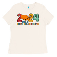 Bone total solar eclipse Ladies Tee - MaliasSmallBusiness