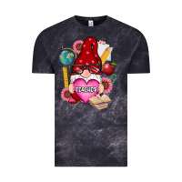 Cloud Black valentines day teacher gnome Vintage Tee - RanaPortraitStore
