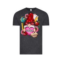 Vintage Black valentines day teacher gnome Vintage Tee - RanaPortraitStore