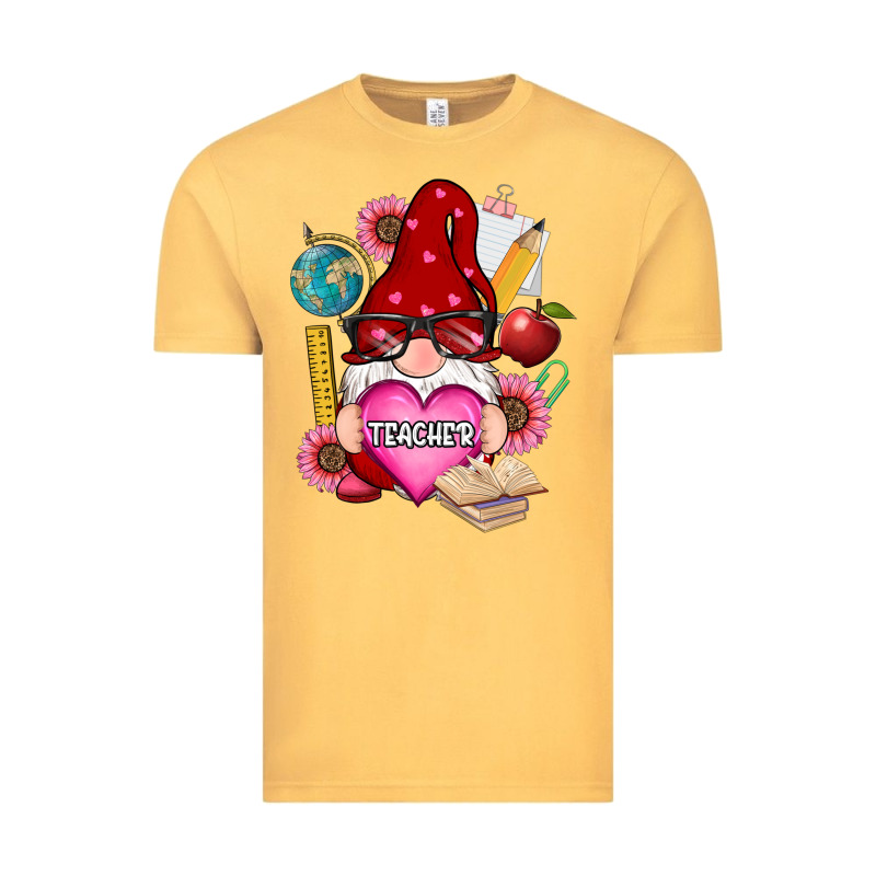 Valentines Day Teacher Gnome Vintage Tee by RanaPortraitStore | Teevron