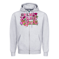 Heather Grey Valentine's Day only good vibes Zipper Hoodie - FaDigitalArtStudio