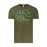 Vintage Olive 100 days sharfer Vintage Tee - SublimationCraftShop