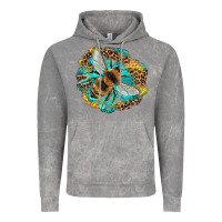 Cloud Rock leopard honeycomb with bee Vintage Hoodie - Artiststas