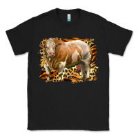 Black western simmental bull Classic Tee - LillyAllenDesigns