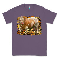 Lavender western simmental bull Classic Tee - LillyAllenDesigns