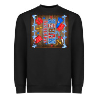 Black American nurse Heavyweight Sweatshirt - TumblerDesignByShophia