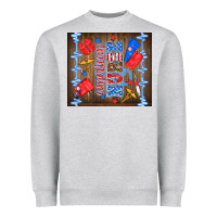 Heather Grey American nurse Heavyweight Sweatshirt - TumblerDesignByShophia