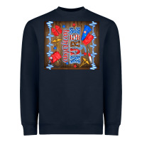 Navy American nurse Heavyweight Sweatshirt - TumblerDesignByShophia