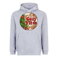 Heather Grey Cozy vibes Heavyweight Hoodie - FaDigitalArtStudio