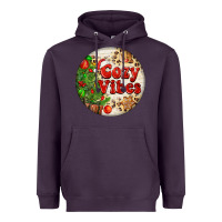 Plum Cozy vibes Heavyweight Hoodie - FaDigitalArtStudio