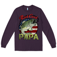 Plum reel cool papa fishing Long Sleeve Tee - Jasminsmagicworld