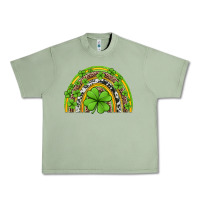 Oil Green western st patricks rainbow Urban Heavy Tee - Jasminsmagicworld