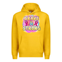 Lemon brave and strong cancer Premium Hoodie - FaDigitalArtStudio