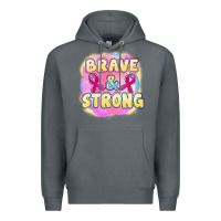 Rock brave and strong cancer Premium Hoodie - FaDigitalArtStudio