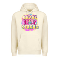 Sandshell brave and strong cancer Premium Hoodie - FaDigitalArtStudio