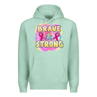 Seafoam brave and strong cancer Premium Hoodie - FaDigitalArtStudio