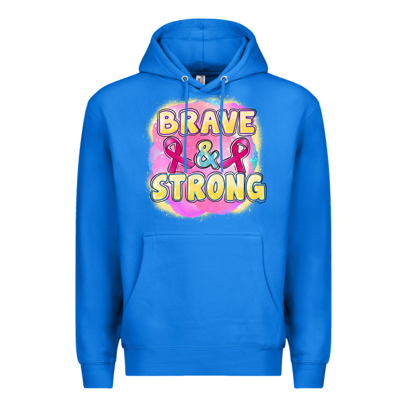 Brave And Strong Cancer Premium Hoodie by FaDigitalArtStudio | Teevron