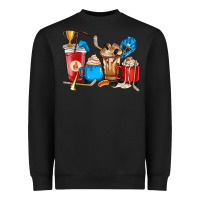 Black Hockey coffee cup Heavyweight Sweatshirt - HowdyJamesFarm