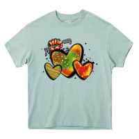 Arona juneteenth hearts Heavy Core Tee - MaliasSmallBusiness