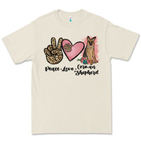 Bone peace love german shepherd Premium Tee - JahusDesignShop