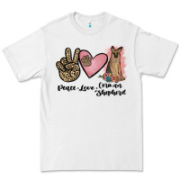 White peace love german shepherd Premium Tee - JahusDesignShop